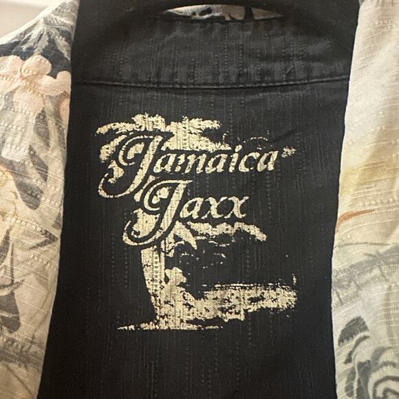 Jamaica Jaxx 100% washable silk Hawaiian shirt size large - Picture 3 of 9